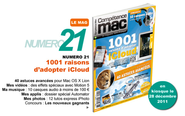 Compétence Mac 21, en kiosque le 28 décembre Compétence Mac 21, en kiosque le 28 décembre