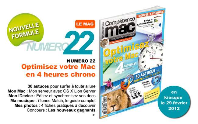 Compétence Mac 22, en kiosque le 29 février Compétence Mac 22, en kiosque le 29 février