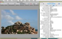 Aperçu • Visualisez les données EXIF d'une photo