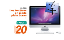 Finder • Les fenêtres en mode plein écran