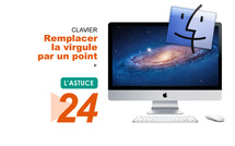Clavier • Remplacez la virgule par un point