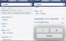 Adoptez le dictionnaire Robert et Collins sur iPhone