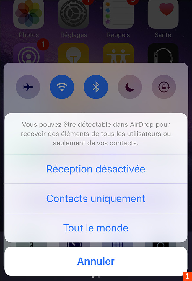 Comment échanger instantanément des photos avec AirDrop ?