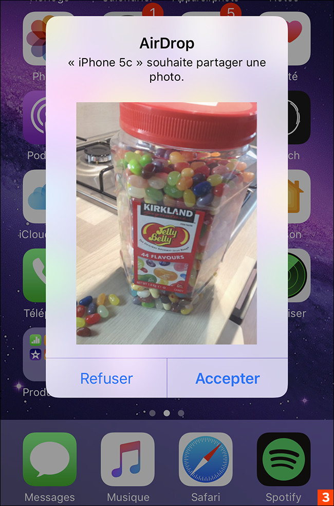 Comment échanger instantanément des photos avec AirDrop ?