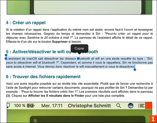 Comment copier-coller un contenu d’un appareil Apple à l’autre ?