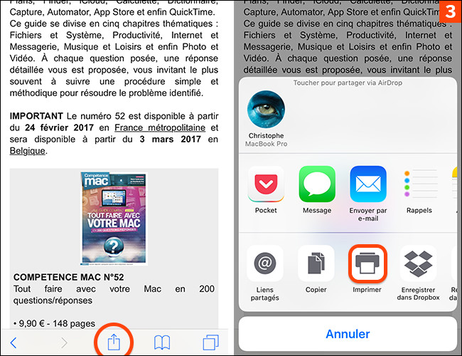 Comment imprimer à partir d’un iPhone ou d’un Mac grâce à la fonction AirPrint ? Comment imprimer à partir d’un iPhone ou d’un Mac grâce à la fonction AirPrint ?