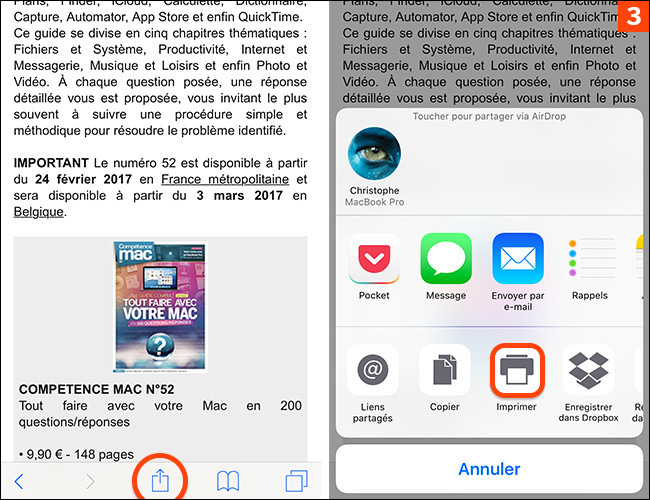 Comment imprimer à partir d’un iPhone ou d’un Mac grâce à la fonction AirPrint ?