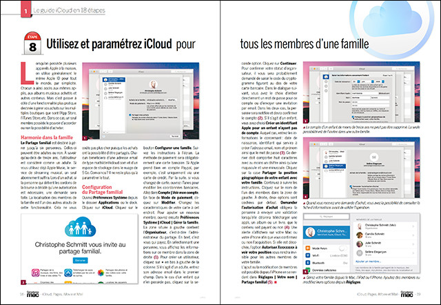 Compétence Mac 55 • 4 guides en 1 : iCloud • Pages • iMovie • Mail