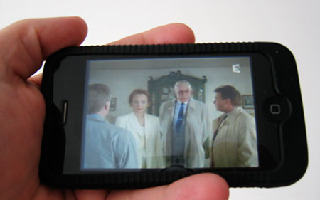 Derrick (et la TV) sur l'iPhone Derrick (et la TV) sur l'iPhone