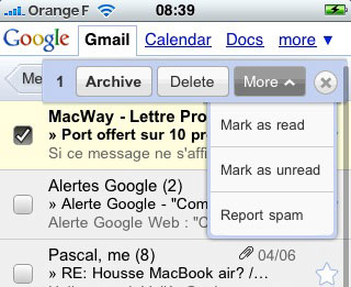 [Utilitaires] Gmail : plus rapide sur iPhone