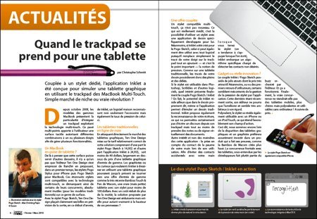 Découvrez pourquoi votre trackpad se prend pour un tablette.