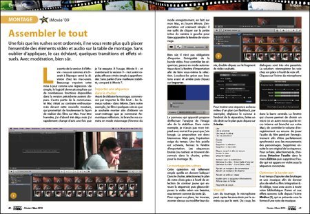 Montez le tout avec iMovie. Montez le tout avec iMovie.