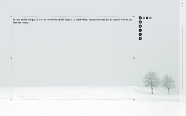 Ommwriter, le traitement de texte minimal Ommwriter, le traitement de texte minimal