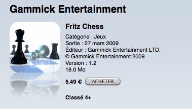 [Jeux] Fritz : un jeu d'échecs