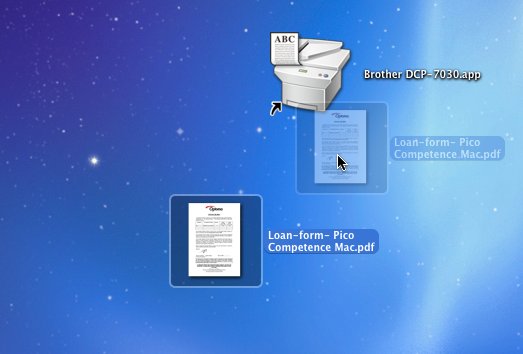 Finder • Imprimer directement sans ouvrir d'application Finder • Imprimer directement sans ouvrir d'application
