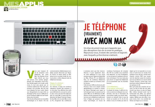 MES APPLIS • Je téléphone (vraiment) avec mon Mac