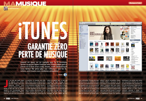 MA MUSIQUE • iTunes : garantie zéro perte de musique MA MUSIQUE • iTunes : garantie zéro perte de musique