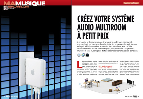 MA MUSIQUE • Créez votre système audio multiroom à petit prix