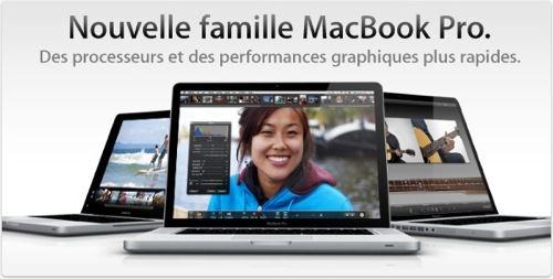 La gamme MacBookPro mise à jour La gamme MacBookPro mise à jour