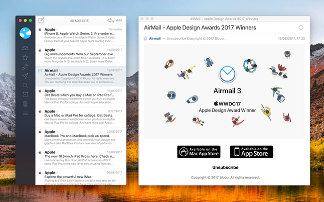[Concours] Gagnez 10 licences d'Airmail 3 pour Mac (terminé)
