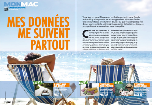 MON MAC • DOSSIER DE UNE • Mes données me suivent partout MON MAC • DOSSIER DE UNE • Mes données me suivent partout