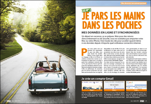 MON MAC • DOSSIER DE UNE • Je pars les mains dans les poches MON MAC • DOSSIER DE UNE • Je pars les mains dans les poches