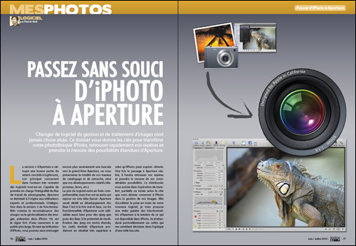 MES PHOTOS • Passez sans souci d'iPhoto à Aperture