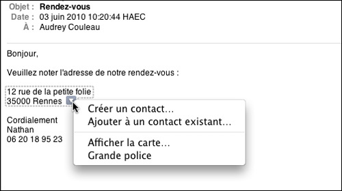 Mail • Des fonctions invisibles