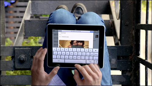 La publicité pour l'iPad en français La publicité pour l'iPad en français
