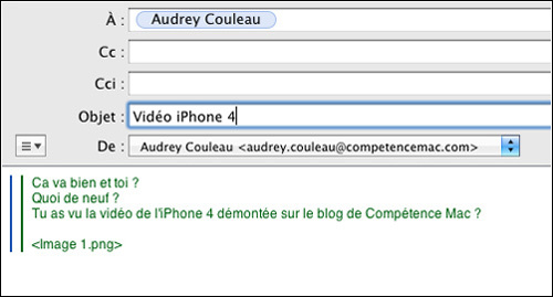 Mail • Niveau de citation Mail • Niveau de citation