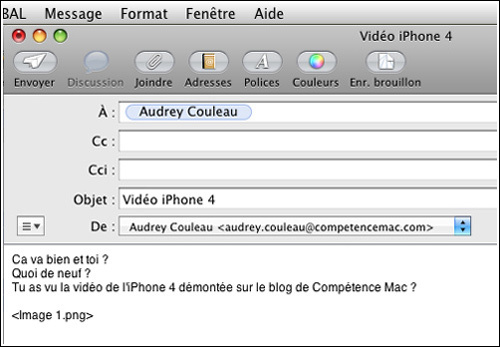 Mail • Niveau de citation Mail • Niveau de citation