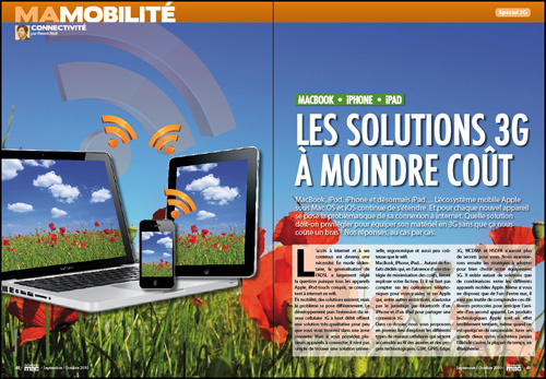 MA MOBILITÉ • DOSSIER • Les solutions 3G à moindre coût MA MOBILITÉ • DOSSIER • Les solutions 3G à moindre coût