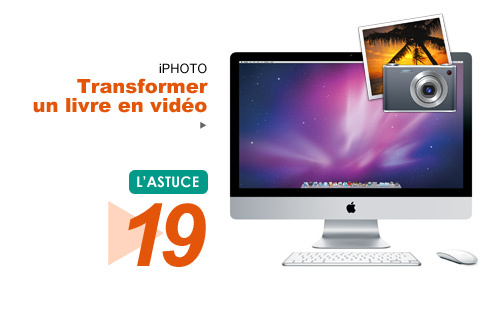 iPhoto • Transformer un livre en vidéo