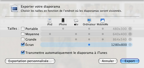 iPhoto • Transformer un livre en vidéo