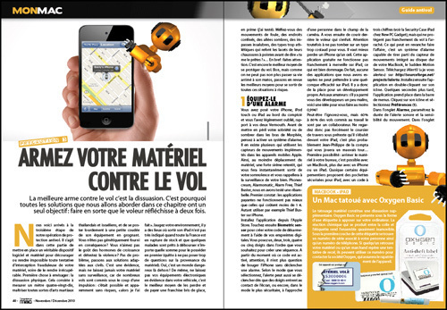 MON MAC • DOSSIER DE UNE • Armez votre matériel contre le vol MON MAC • DOSSIER DE UNE • Armez votre matériel contre le vol