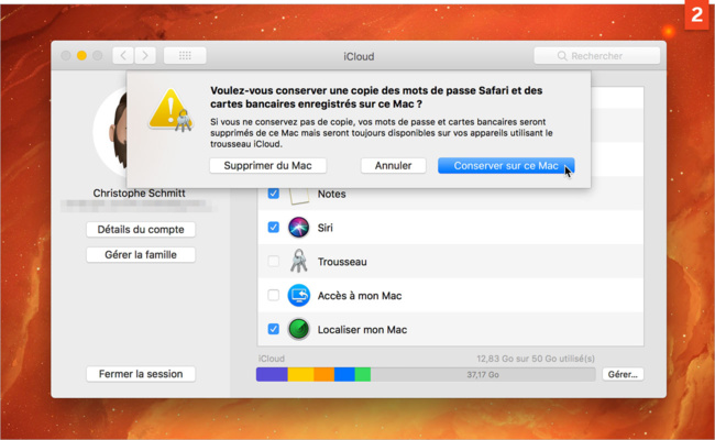 [Mots de passe] Comment désactiver localement le trousseau iCloud