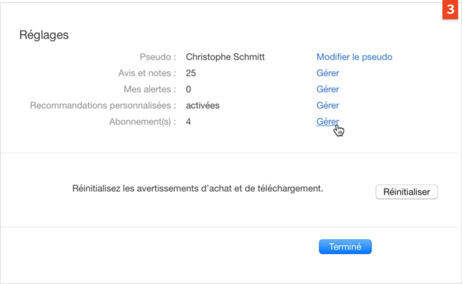 [Stores] Modifiez ou annulez un abonnement à une application ou un service