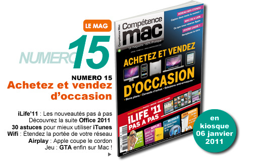 Compétence Mac 15, en kiosque le 06 janvier