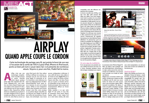 MES ACTUS • Airplay, quand Apple coupe le cordon