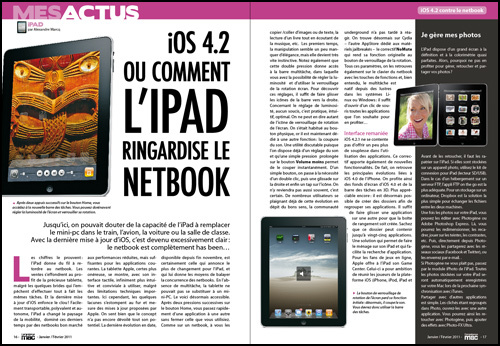 MES ACTUS • iOS 4.2, ou comment l'iPad ringardise le netbook