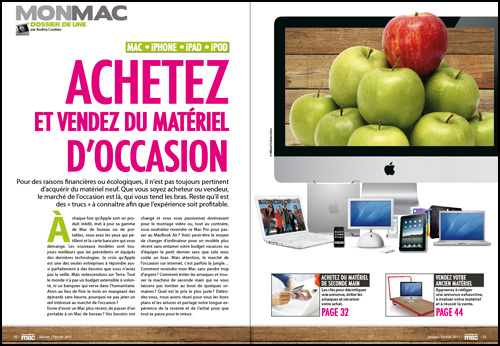 MON MAC • DOSSIER DE UNE • Achetez et vendez du matériel d'occasion