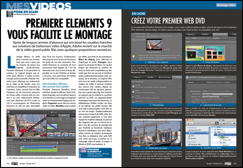 MES VIDEOS • Premiere Elements 9 vous facilite le montage