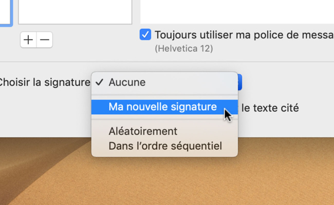 [Mail] Ajoutez une signature automatique à vos courriers