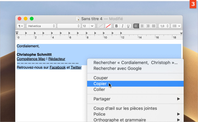 [Mail] Ajoutez une signature automatique à vos courriers