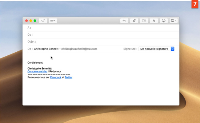 [Mail] Ajoutez une signature automatique à vos courriers