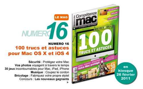 Compétence Mac 16, en kiosque le 26 février