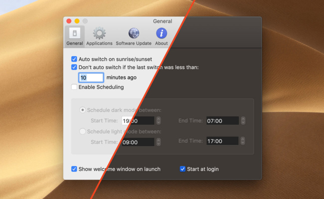 [macOS Mojave] Deux outils gratuits pour basculer entre mode clair et sombre