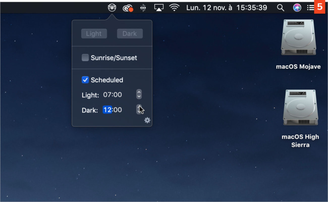 [macOS Mojave] Deux outils gratuits pour basculer entre mode clair et sombre