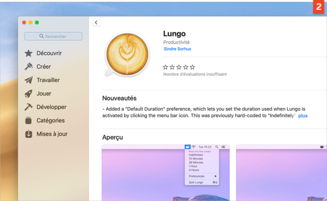 [macOS Mojave] Téléchargez et installez des logiciels depuis l’App Store