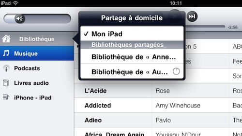 iPad • Accédez à toute votre musique